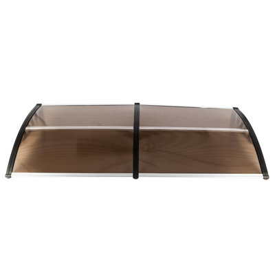 Happy Girl 2.01cm W x 0.99cm D Plastic Brown Cover Retractable Door / Window Awning