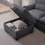 Repose-pieds de canapé modulaire en L 114,5 po-619208687