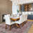 Distressed Vintage Bordered Machine Washable Area Rug-1643066274