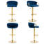Christal Swivel Upholstered Adjustable Height Counter Stool-88075636