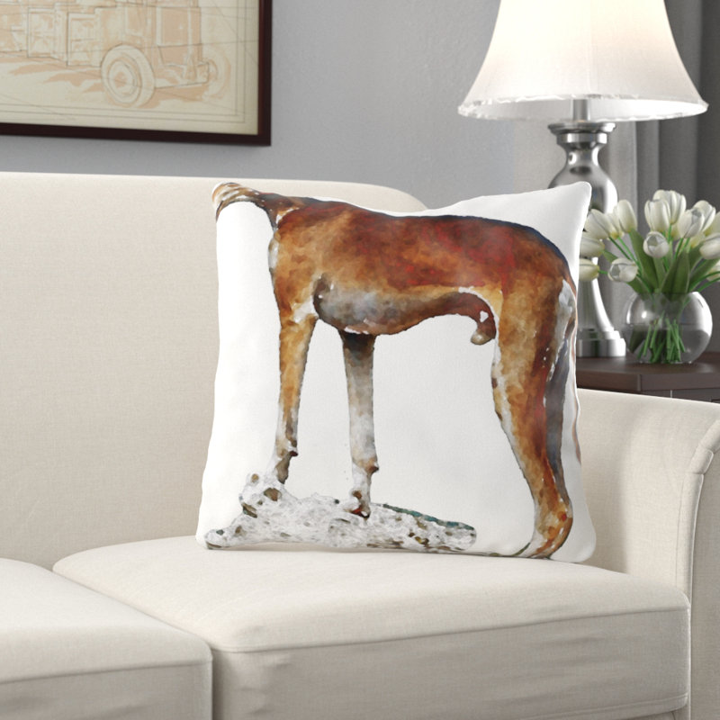 Coussin azawakh Andujar, Microsuède, Intérieur