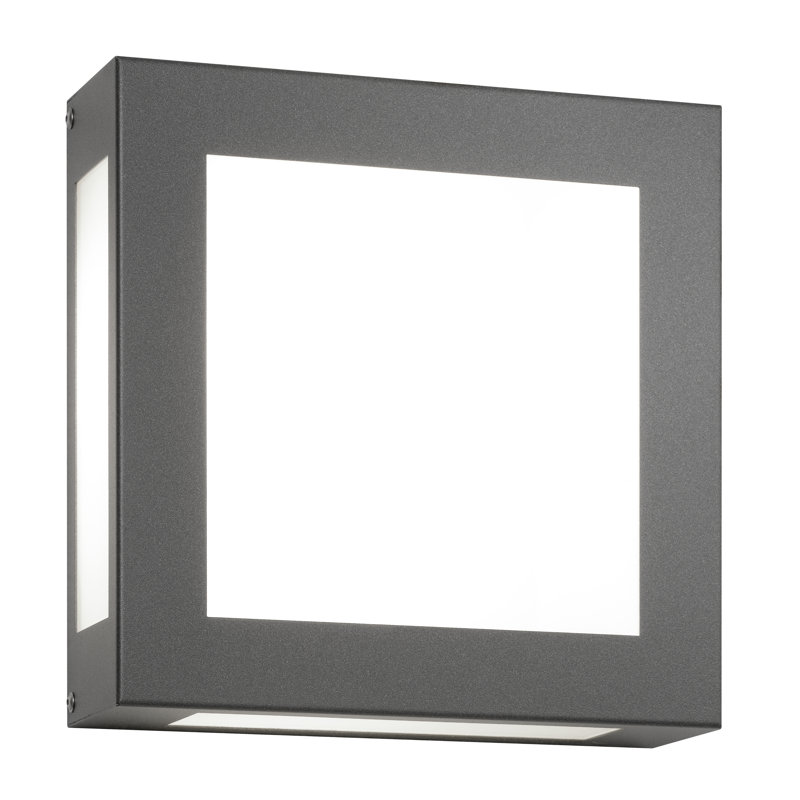 Aqua Legendo 2 - Bulb 95cm H Frosted Glass Outdoor Flush Mount, Without motion detector, Powder-coated anthracite