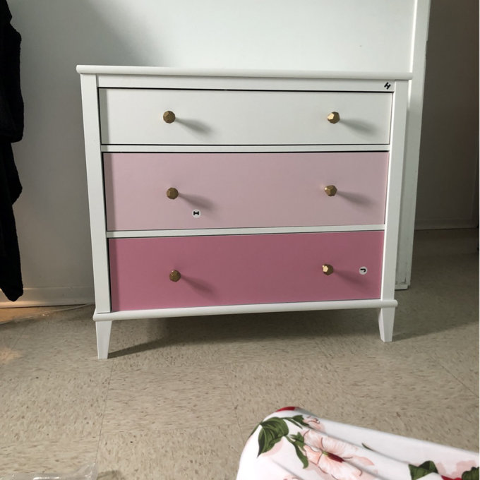 little seeds monarch hill poppy ivory oak 3 drawer dresser Little Seeds Monarch Hill Poppy White 3 Drawer Dresser, Peach and Taupe Drawers