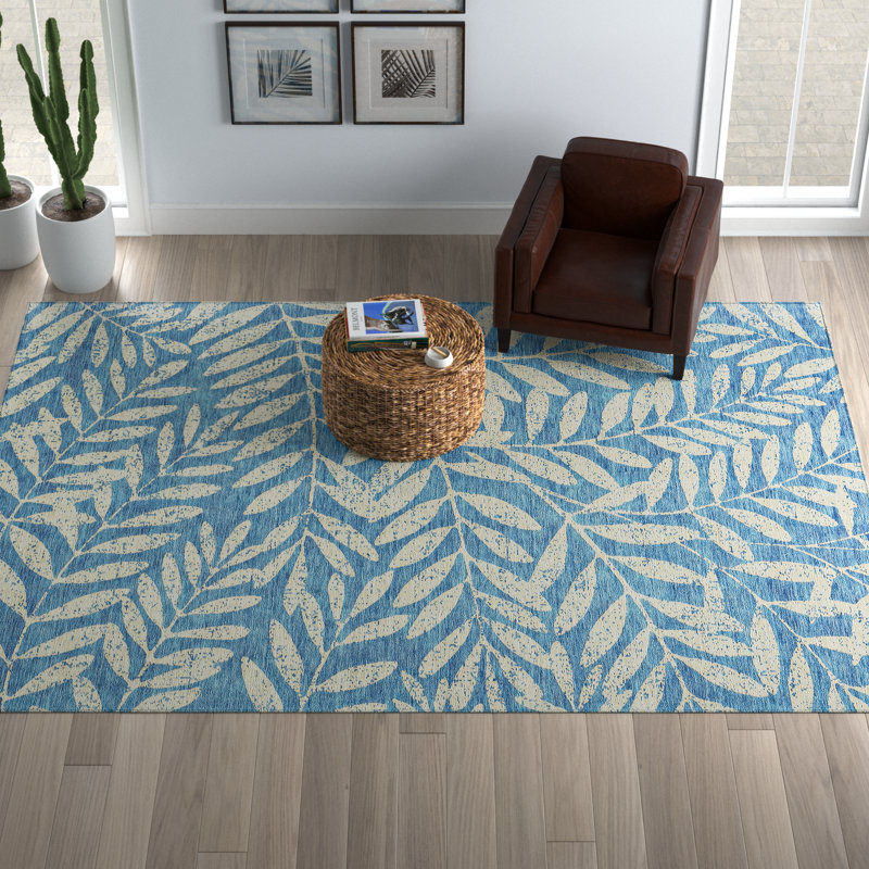 Tapis intérieur / extérieur Lamanna avec envers antidérapant, Rectangle de 10 pi x 14 pi