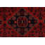 Tapis oriental en laine rouge noué à la main 9 pi 9 po x 15 pi 9 po Oriental