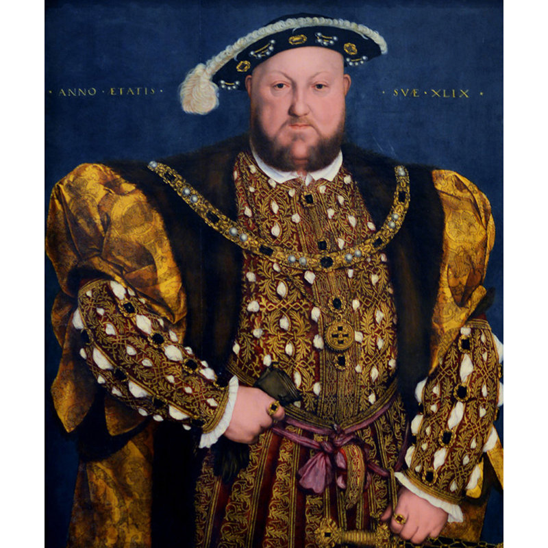 Portrait d'Henri 8, H 24 po x l 20 po