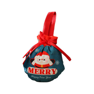  Christmas Gift Bag Christmas Velvet Bag Christmas Eve Candy Box Fruit Velvet Flap Pocket