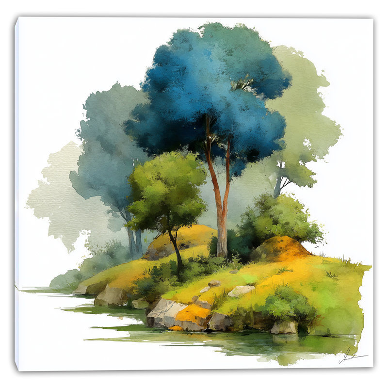 Art mural sur toile Riverside Grove