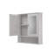 560mm W 580mm H Surface Framed Medicine Cabinet Mirror 1 Adjustable