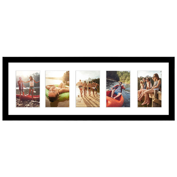 Photo Booth Frames - 6x4 Clear Acrylic Self Standing Double Picture Frame 4x6 or 6x4 Acrylic Photo Frame (6 Pack)