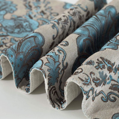 Embroidered luxury table flag with tassels