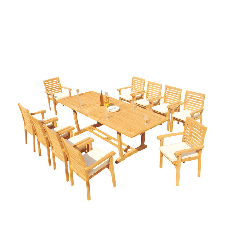 Ensemble de salle à manger rectangulaire pour 115 personnes Cimah