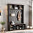 Hall Tree 56.3'' Wide with Bench and Shoe Storage-1268091515