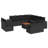  Garden Sofa Set Black