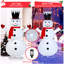 Décoration de Noël bonhomme de neige illuminée