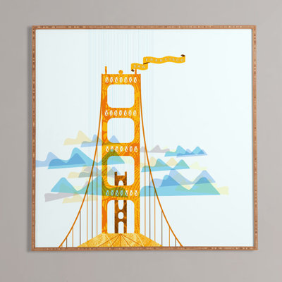 « san francisco golden gate », impression encadrée