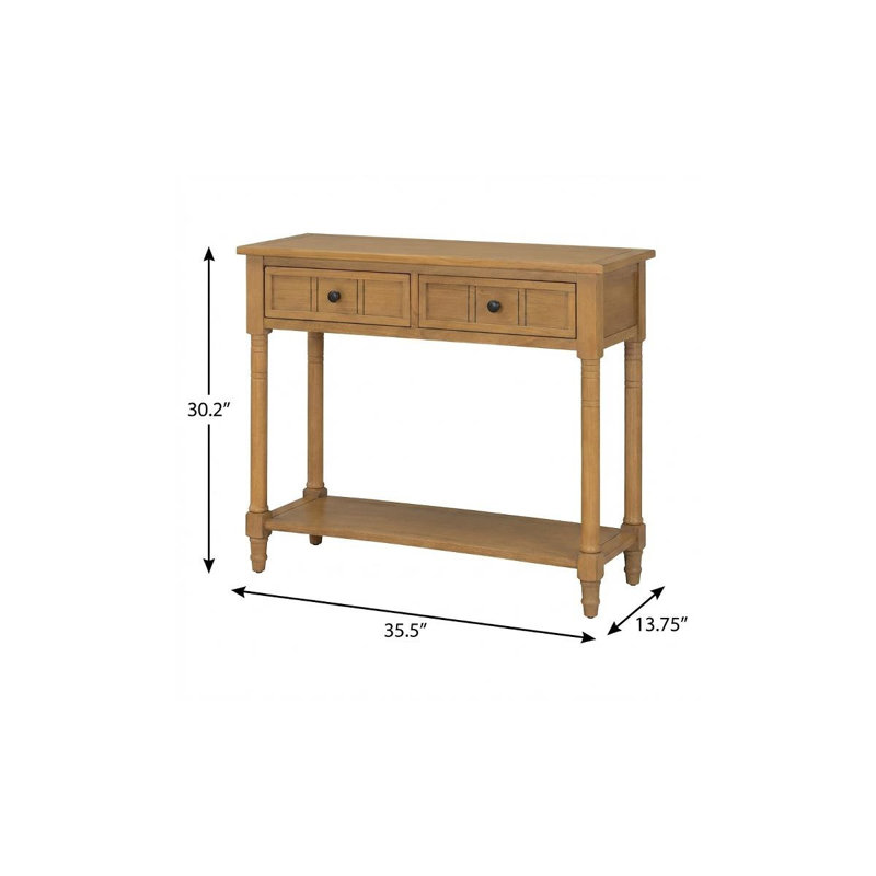 35.5'' Solid Wood Console Table
