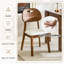 Chaise d'appoint moderne en bois massif (ensemble de 2)-1927800280