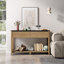 Console, table de couloir, table de vestibule avec tiroirs doubles -1762774961