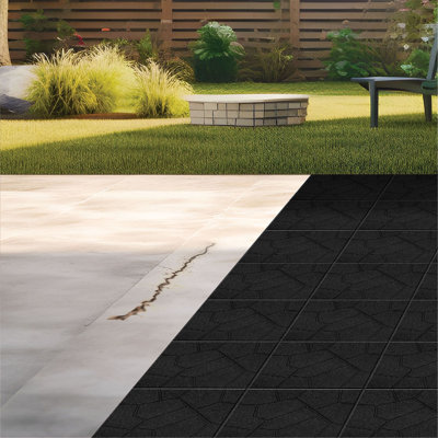 Pavé double face brique / pierre de 16 po GroundSmart - palette de 60