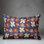 Floral Ring Mandala Throw Pillow