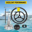 Système de direction hors-bord 10 pi câble de direction de bateau 10 pieds système de direction marine 3/4 po avec roue de 13,5 po pour les bateaux et les véhicules nautiques