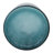 Decorative Round Hurricane Candle Holder with Frosted Bottom Style - Modern Glass Pillar Candlestick Holder for Tabletop Accent - Blue & Frost-1303393356