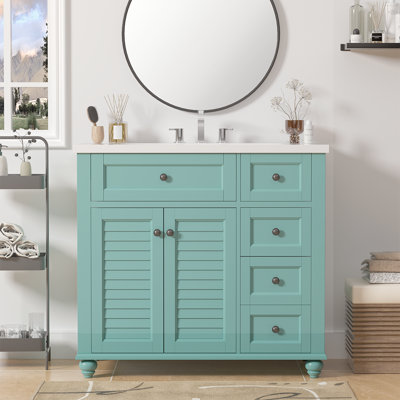 Meuble-lavabo simple 36,01 avec comptoir