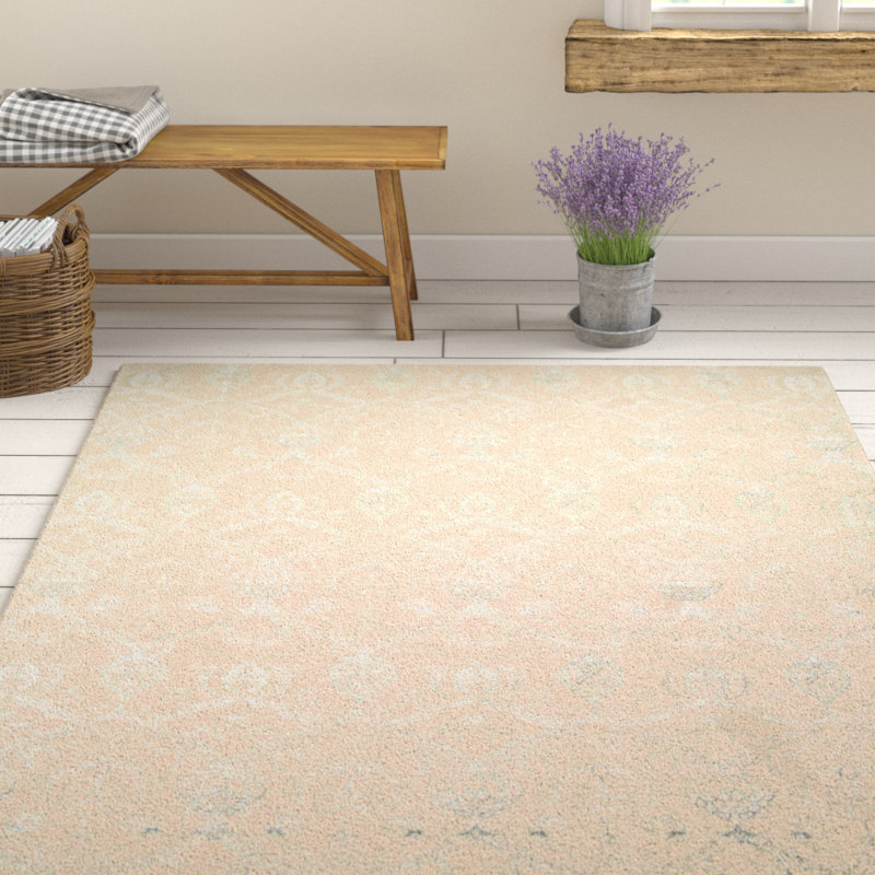 Bourgault Viscose Abstract Indoor Rug, Rectangle 9'3" x 12'9"