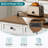 43.7'' Kitchen Island with Drop Leaf and Power Outlet, Rolling Kitchen Island Cart with Storage and Adjustable Shelving-1282018186-1282018189