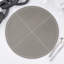 Calliope 100% Polyurethane No Pattern Round Placemat-95443056