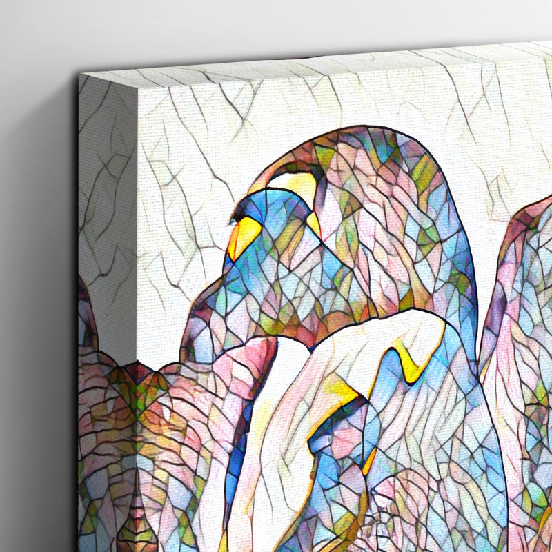 Emperor Penguins - Wrapped Canvas, 50cm H x 76cm W