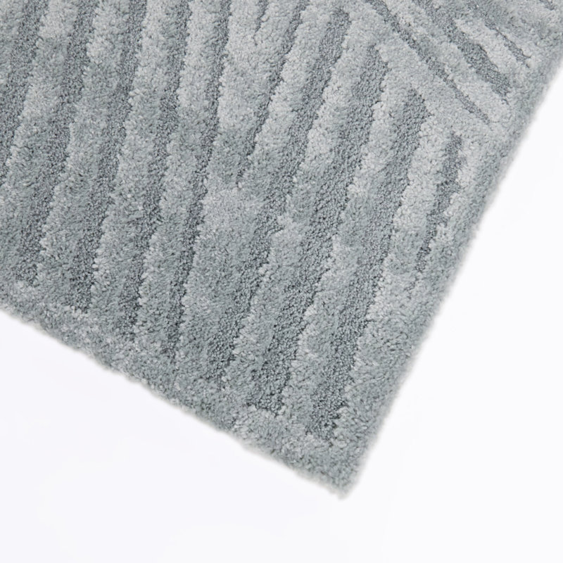 Tapis bleu sarcelle Claridge, Sarcelle, 5 pi 3 po x 7 pi