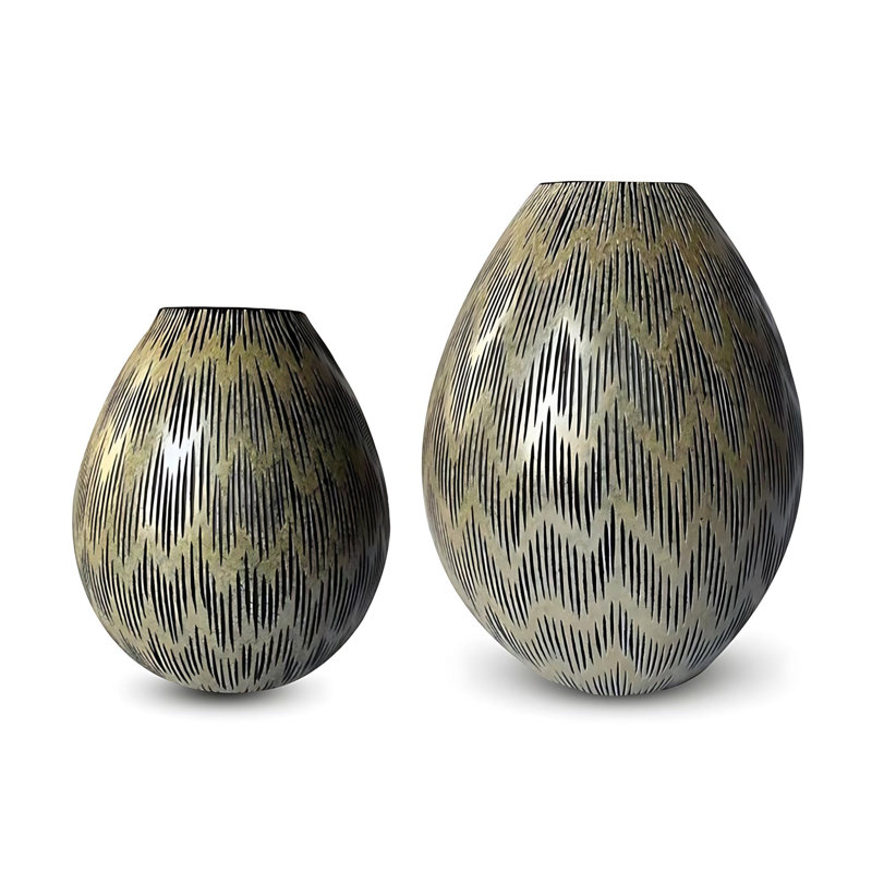 Vase de table en verre Rhonda