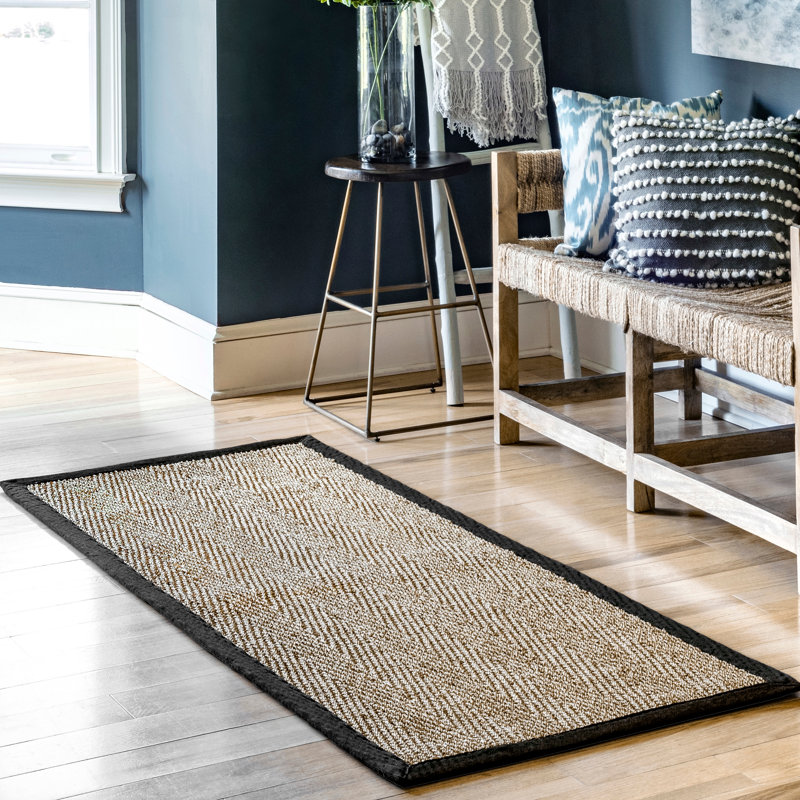 Tapis beige Galla, Tapis de couloir beige