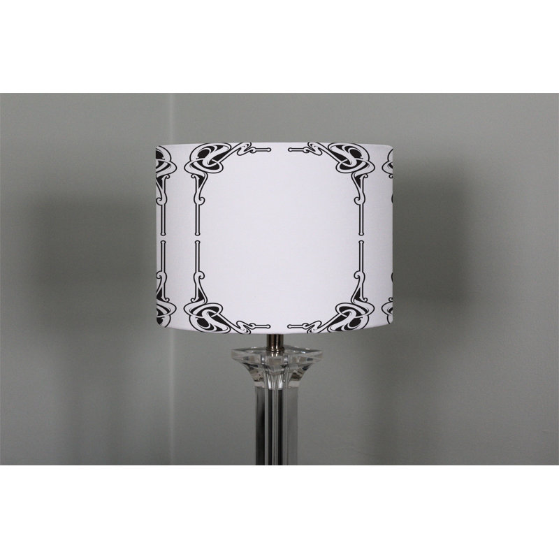 Drum Cotton Lamp Shade ( Uno ), 22cm H x 25cm W x 25cm D