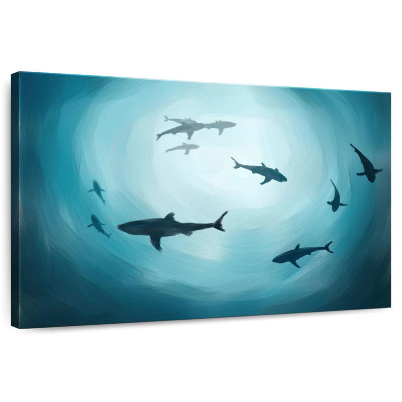 Shark Silhouette, 16" H x 24" W