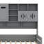 Lit de jour avec 2 tiroirs, armoire et tablette tout-en-un-506190900-506190906