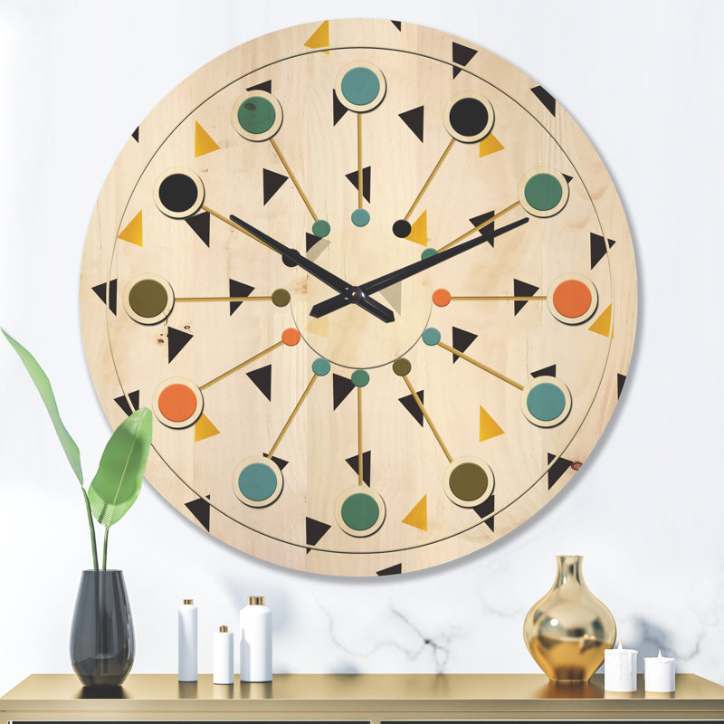 Solid Wood Wall Clock, Large