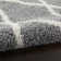 Custom Aaleigha Geometric Shag Gray Area Rug