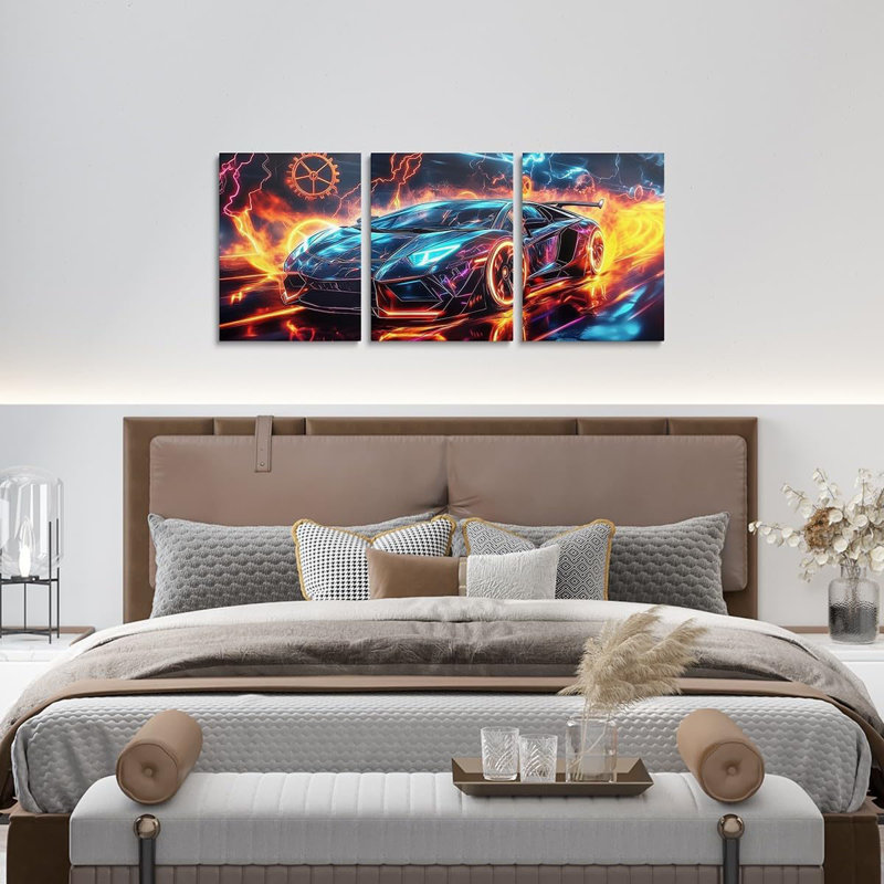 3 Piece Wrapped Canvas Print