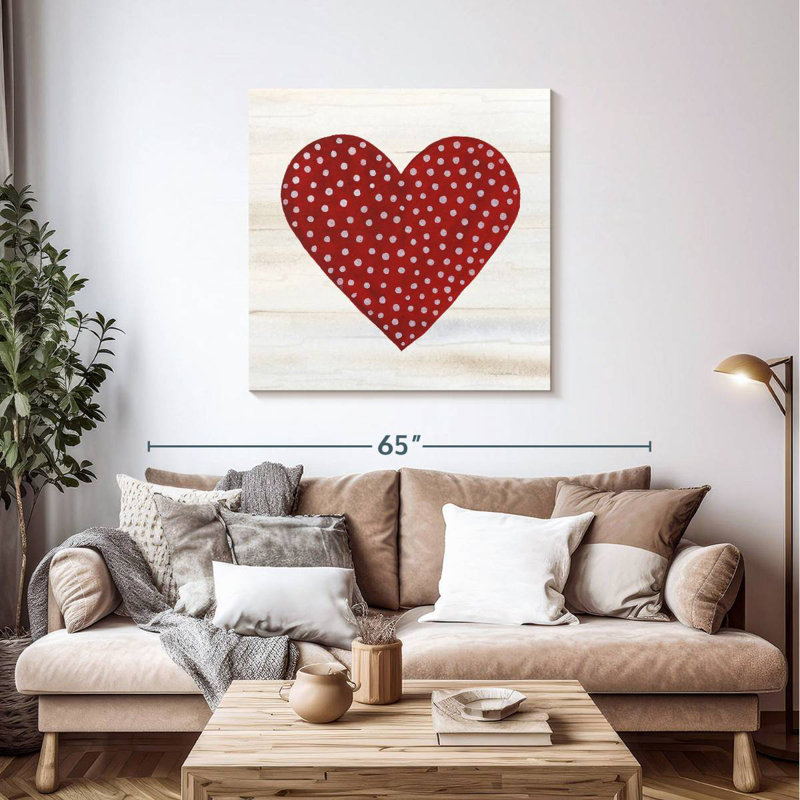 Rustic Valentine Heart I, H 39 po x l 39 po