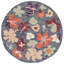 Laine touffetée à la main Jardin; Tapis d'intérieur floral en coton-117794531