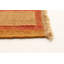 Tapis orange / jaune en laine fait à la main