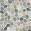 Nature Round Lovina Pebble Mosaic Tile-1011631153
