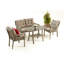 Divona Rectangular 5 - Person Dining Set
