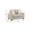 Zoya Upholstered 61'' Loveseat