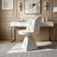 Chaise de coiffeuse avec dossier papillon, chaise d'appoint pivotante-1677033538