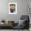 «Painterly Florals in Vase I» par Yvette St. Amant, reproduction d'art encadrée sur bois-332962883