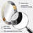 Gray Gold Minimalism Poteries - Gray Modern Oval Wall Mirror-1669976602